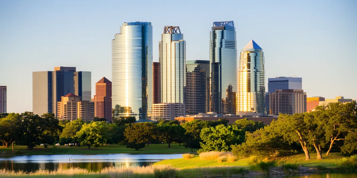 Austin Texas cityscape showing the Congress Avenue bridge and downtown skyline, representing Phishaver's home base